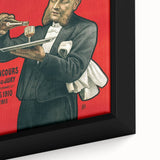 Vintage Quinquina Bonnet Poster – Retro Aperitif Ad with Elegant Design