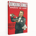 Vintage Quinquina Bonnet Poster – Retro Aperitif Ad with Elegant Design