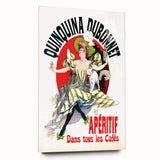 Vintage Quinquina Dubonnet Poster – Retro Aperitif Ad with Chic Design