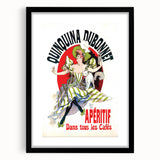 Vintage Quinquina Dubonnet Poster – Retro Aperitif Ad with Chic Design