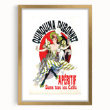Vintage Quinquina Dubonnet Poster – Retro Aperitif Ad with Chic Design