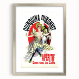 Vintage Quinquina Dubonnet Poster – Retro Aperitif Ad with Chic Design