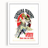 Vintage Quinquina Dubonnet Poster – Retro Aperitif Ad with Chic Design