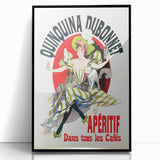 Vintage Quinquina Dubonnet Poster – Retro Aperitif Ad with Chic Design
