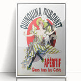 Vintage Quinquina Dubonnet Poster – Retro Aperitif Ad with Chic Design