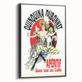 Vintage Quinquina Dubonnet Poster – Retro Aperitif Ad with Chic Design