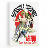 Vintage Quinquina Dubonnet Poster – Retro Aperitif Ad with Chic Design