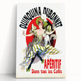 Vintage Quinquina Dubonnet Poster – Retro Aperitif Ad with Chic Design