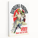 Vintage Quinquina Dubonnet Poster – Retro Aperitif Ad with Chic Design