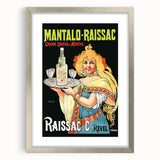 Vintage Mantalo-Raissac Poster – Retro Mint Liqueur Ad Art