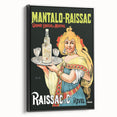 Vintage Mantalo-Raissac Poster – Retro Mint Liqueur Ad Art