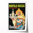 Vintage Mantalo-Raissac Poster – Retro Mint Liqueur Ad Art