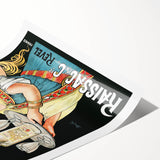 Vintage Mantalo-Raissac Poster – Retro Mint Liqueur Ad Art