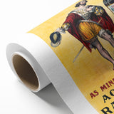 Vintage Quinado Ramos Pinto Poster – Retro Liqueur Ad with Nobleman