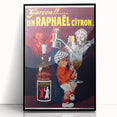 Vintage St. Raphaël Quinquina Poster – Retro Drink Ad with Playful Design