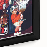 Vintage St. Raphaël Quinquina Poster – Retro Drink Ad with Playful Design