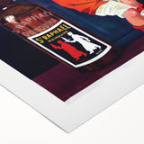 Vintage St. Raphaël Quinquina Poster – Retro Drink Ad with Playful Design