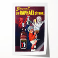 Vintage St. Raphaël Quinquina Poster – Retro Drink Ad with Playful Design