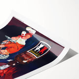 Vintage St. Raphaël Quinquina Poster – Retro Drink Ad with Playful Design