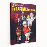 Vintage St. Raphaël Quinquina Poster – Retro Drink Ad with Playful Design