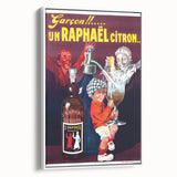 Vintage St. Raphaël Quinquina Poster – Retro Drink Ad with Playful Design