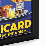 Vintage Ricard Apéritif Poster – Retro Summer Drink Ad with Bold Design