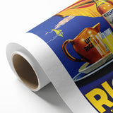 Vintage Ricard Apéritif Poster – Retro Summer Drink Ad with Bold Design