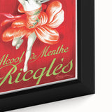 Vintage Ricqlès Alcohol de Menthe Poster – Retro Drink Ad with Bold Design