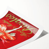 Vintage Ricqlès Alcohol de Menthe Poster – Retro Drink Ad with Bold Design