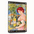 Vintage Grands Vins de Bordeaux Poster – Retro Wine Ad with Elegant Design