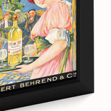 Vintage Grands Vins de Bordeaux Poster – Retro Wine Ad with Elegant Design