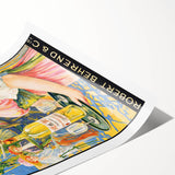 Vintage Grands Vins de Bordeaux Poster – Retro Wine Ad with Elegant Design