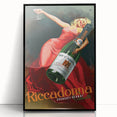 Vintage Riccadonna Spumanti-Vermut Poster – Retro Wine Ad with Elegance