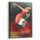 Vintage Riccadonna Spumanti-Vermut Poster – Retro Wine Ad with Elegance