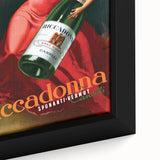 Vintage Riccadonna Spumanti-Vermut Poster – Retro Wine Ad with Elegance