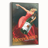 Vintage Riccadonna Spumanti-Vermut Poster – Retro Wine Ad with Elegance