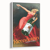 Vintage Riccadonna Spumanti-Vermut Poster – Retro Wine Ad with Elegance