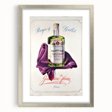 Vintage Roger & Gallet Jean Marie Farina Eau de Cologne Poster – Retro Perfume Ad