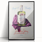 Vintage Roger & Gallet Jean Marie Farina Eau de Cologne Poster – Retro Perfume Ad