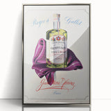 Vintage Roger & Gallet Jean Marie Farina Eau de Cologne Poster – Retro Perfume Ad