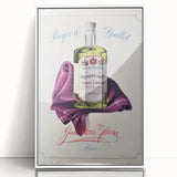 Vintage Roger & Gallet Jean Marie Farina Eau de Cologne Poster – Retro Perfume Ad