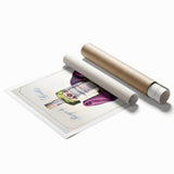 Vintage Roger & Gallet Jean Marie Farina Eau de Cologne Poster – Retro Perfume Ad