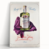 Vintage Roger & Gallet Jean Marie Farina Eau de Cologne Poster – Retro Perfume Ad