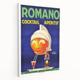 Vintage Romano Cocktail Aperitif Poster – Retro Drink Advertisement