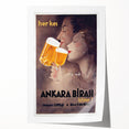 Ankara Birası Vintage Poster: Retro Beer Advertisement Print
