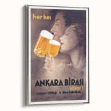 Ankara Birası Vintage Poster: Retro Beer Advertisement Print