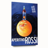 Vintage Aperitivo Rossi Poster – Fun Retro Orange Ad