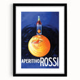 Vintage Aperitivo Rossi Poster – Fun Retro Orange Ad