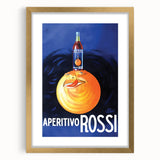 Vintage Aperitivo Rossi Poster – Fun Retro Orange Ad