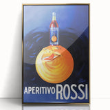 Vintage Aperitivo Rossi Poster – Fun Retro Orange Ad